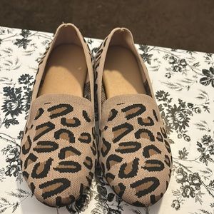 Torrid Leopard stretch knit loafer